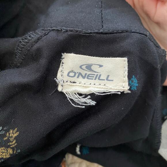 O’Neill black floral Sawyer cardigan open front one size - Picture 11 of 11